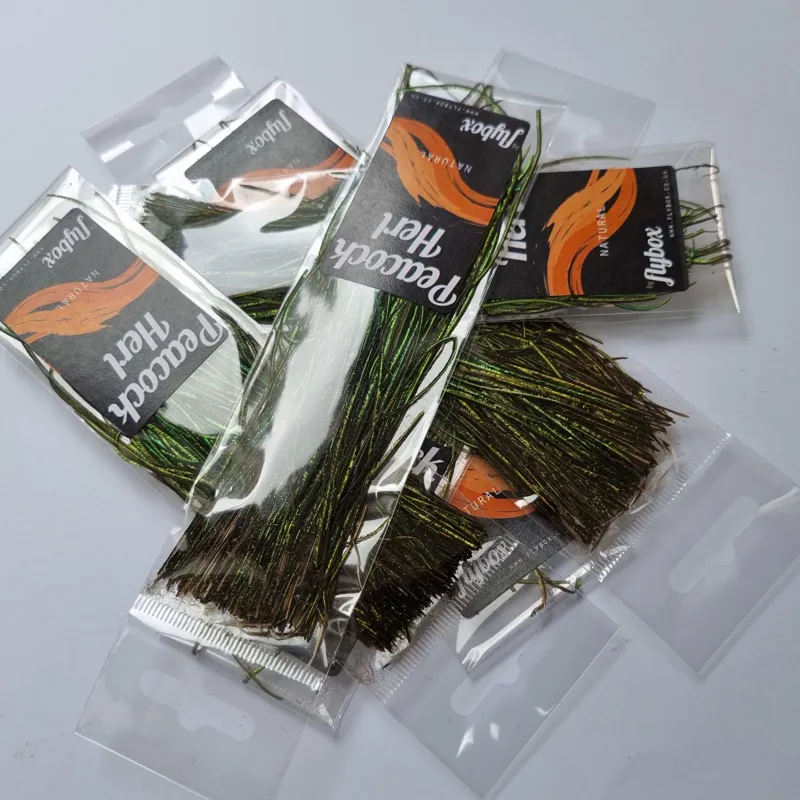 Flybox Peacock Herl Natural